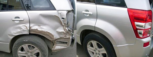 Фото до и после восстановления кузова авто 